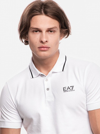 EA7 EMPORIO ARMANI Мужская рубашка-поло, LOGO PRINT