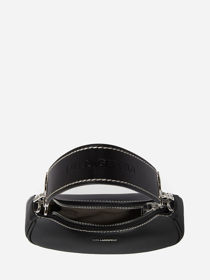 KARL LAGERFELD Naiste käekott, K/IKONIK LOCK MOON SHOULDER BAG