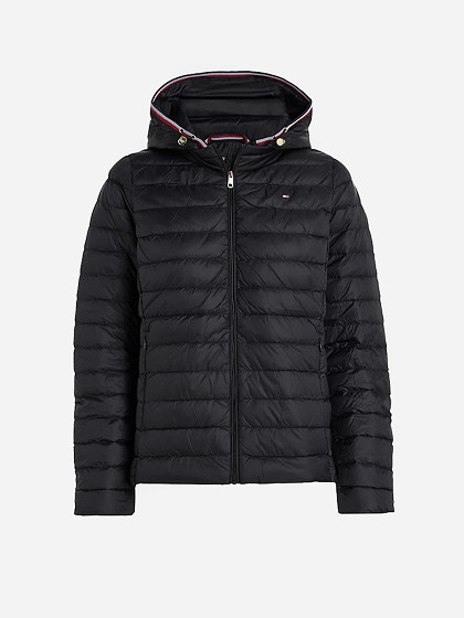 TOMMY HILFIGER Женская демисезонная куртка, DOWN-FILLED HOODED ZIP-THRU