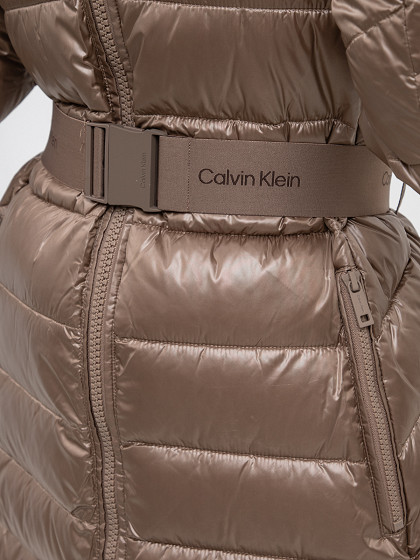 CALVIN KLEIN Naiste talvejope, ESS BELTED PADDED LW MAXI COAT