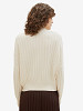 TOM TAILOR Naiste kampsun, KNITTED SWEATER IN A RIBBED TEXTURE