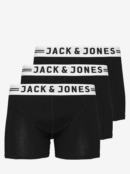 JACK&JONES Meeste aluspüksid, 3 paari, SENSE TRUNKS 3-PACK NOOS