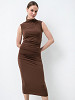 VILA Igapäevane naiste kleit, VIPHOENIX HIGH NECK S/L MIDI DRESS/SU