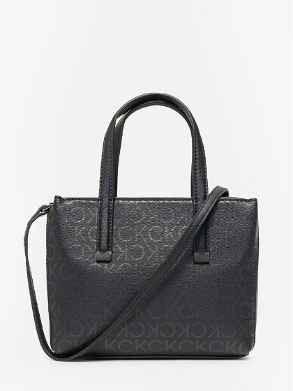 CALVIN KLEIN Naiste käekott, SMALL TOTE BAG WITH MONOGRAM PRINT