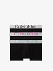 CALVIN KLEIN UNDERWEAR Meeste aluspüksid, 3tk, 3 PACK LOW RISE TRUNKS - STEEL MICRO CALVIN KLEIN