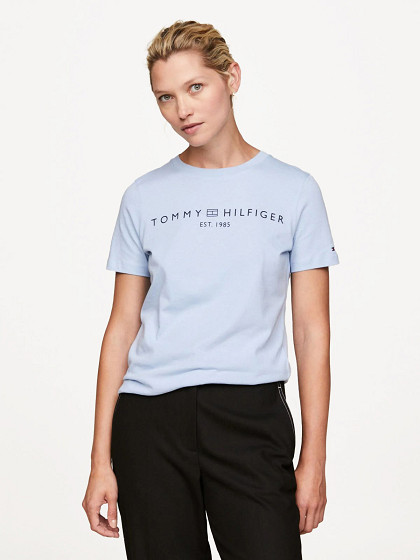 TOMMY HILFIGER Женская футболка, LOGO CREW NECK T-SHIRT