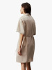 CALVIN KLEIN Женское платье-рубашка со льном