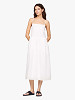 TOMMY HILFIGER Naiste suvine kleit linasest riidest, LINEN MIDI SLIP DRESS