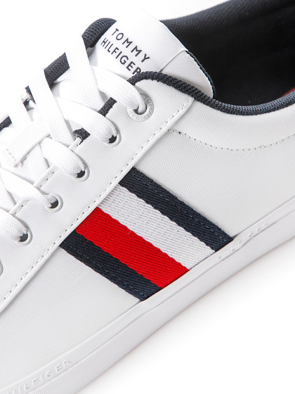 TOMMY HILFIGER Meeste vabaajajalatsid, ICONIC VULC STRIPES MESH