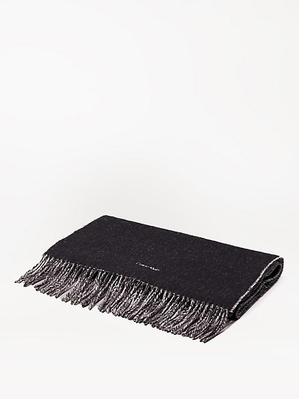 CALVIN KLEIN Sall, 100% vill; FRINGES TWO TONES