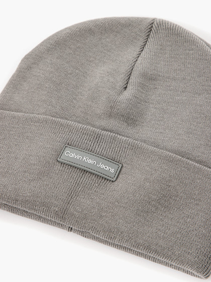 CALVIN KLEIN Naiste müts, INST PATCH BEANIE