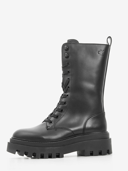 CALVIN KLEIN Naiste säärsaapad, FLATFORM LACE UP BOOT MG