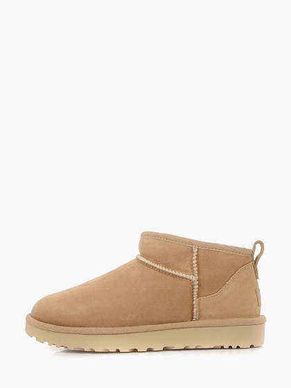 UGG Женские сапоги на каблуке с утеплителем, CLASSIC ULTRA MINI