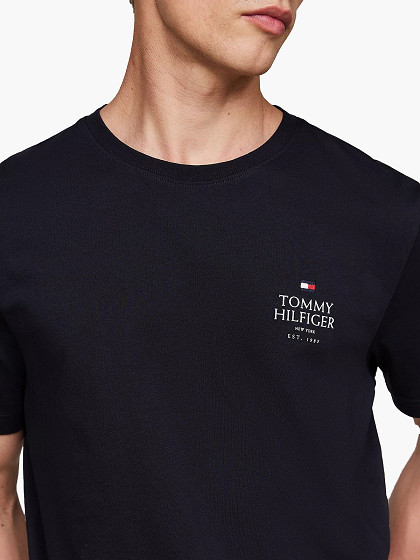 TOMMY HILFIGER Meeste lühikeste varrukatega särk, HILFIGER STACK TEE