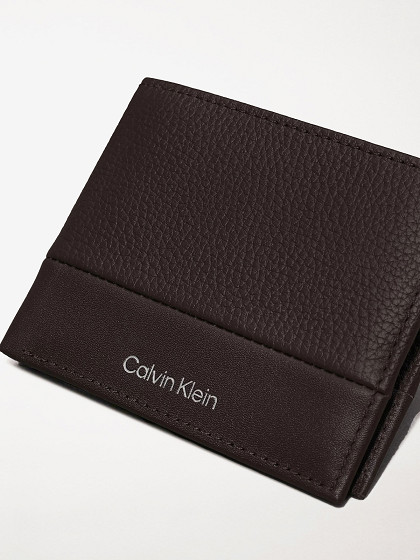 CALVIN KLEIN Meeste rahakott, SUBTLE MIX BIFOLD 5CC W/COIN