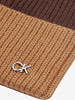 CALVIN KLEIN Müts villa ja kašmiiriga, CK METAL TWO-TONE CHUNKY BEANIE