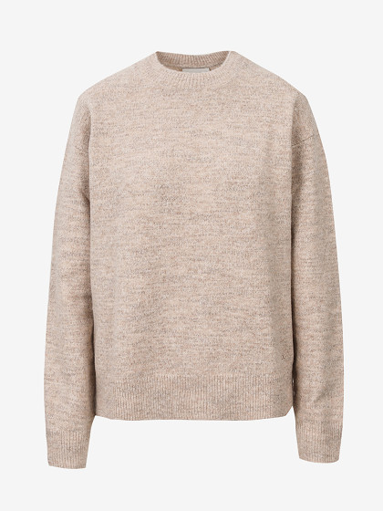 CALVIN KLEIN Женский свитер с шерстью, SOFT HEATHER C-NECK SWEATER