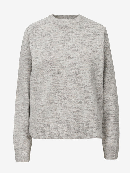 CALVIN KLEIN Naiste kampsun villaga, SOFT HEATHER C-NECK SWEATER