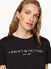 TOMMY HILFIGER Naiste lühikeste varrukatega särk, REG CORP LOGO C-NK SS