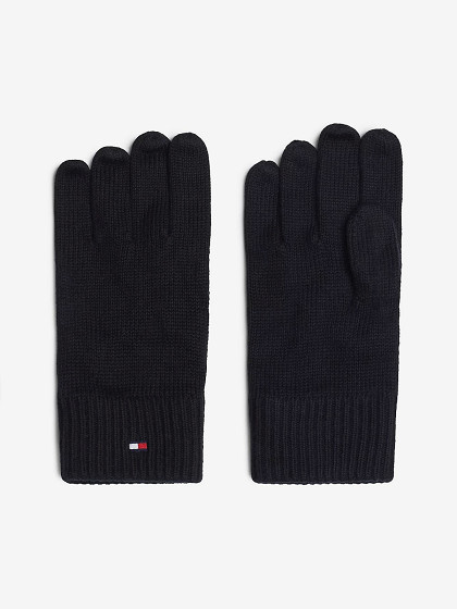 TOMMY HILFIGER Meeste kindad kašmiiriga, ESSENTIALS FLAG GLOVES