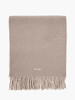 CALVIN KLEIN Sall 100% villane, FRINGES TWO TONES SCARF 40x200