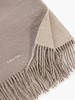 CALVIN KLEIN Sall 100% villane, FRINGES TWO TONES SCARF 40x200