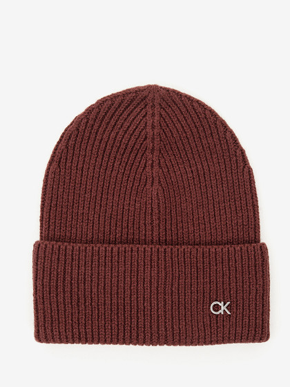 CALVIN KLEIN Müts ja sall villast ja kašmiirist, CK METAL CHUNKY BEANIE & SCARF