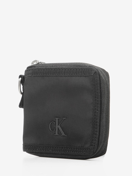 CALVIN KLEIN Meeste rahakott, OVER WEBBING SQ ZIP AROUND