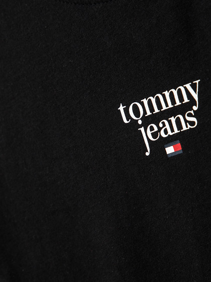 TOMMY JEANS Naiste lühikeste varrukatega särk, SLIM ESSENTIAL LOGO1 TEE EXT