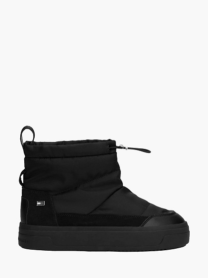 TOMMY HILFIGER Naiste soojustatud kontsaga saapad, NYLON MINI SNOWBOOT