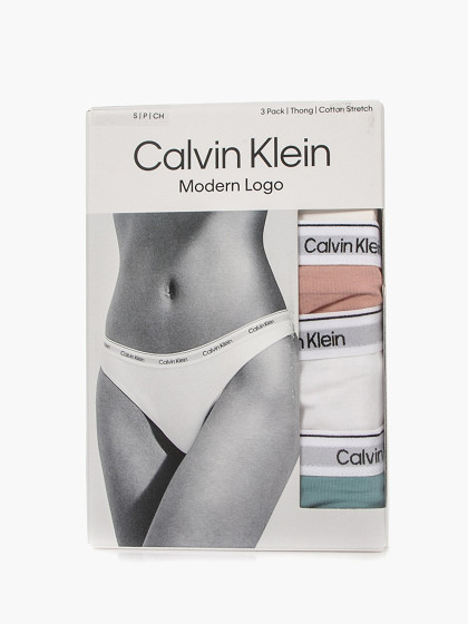 CALVIN KLEIN UNDERWEAR Naiste stringid, 3 tk., THONG