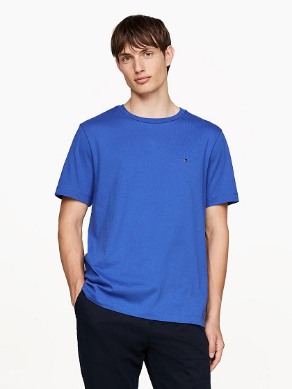 TOMMY HILFIGER Meeste lühikeste varrukatega särk, ESSENTIAL REG FIT HEATHER TEE