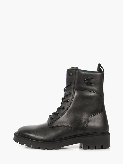 CALVIN KLEIN Naiste nahast kingad, COMBAT BOOT MID ZIP LTH IN CALF