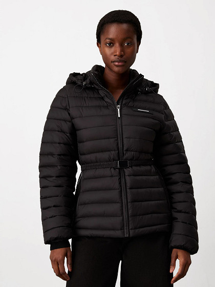 CALVIN KLEIN Naiste talvejope, LW PADDED SMOCKING JACKET