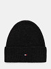 TOMMY HILFIGER Naiste müts villaga, ESSENTIAL FLAG FUZZY BEANIE