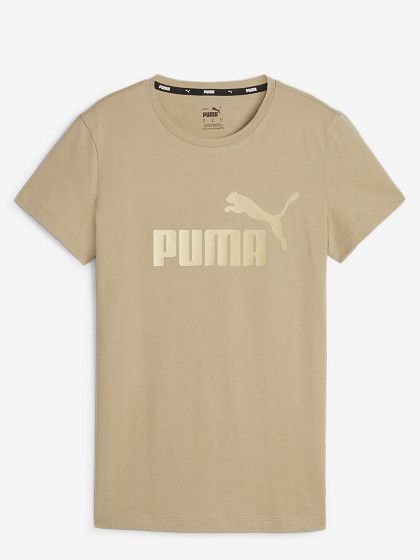 PUMA Naiste lühikeste varrukatega särk, ESS+ METALLIC LOGO TEE